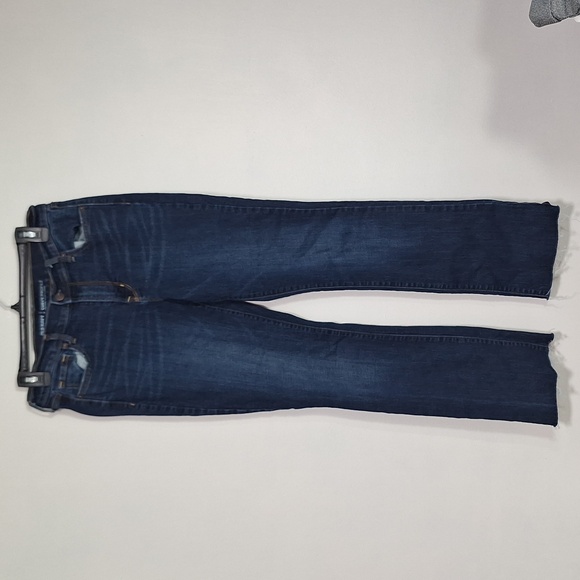 Old Navy Button Fly High Rise Curvy O.G. Straight Jeans Plus Size 22 Raw Hem